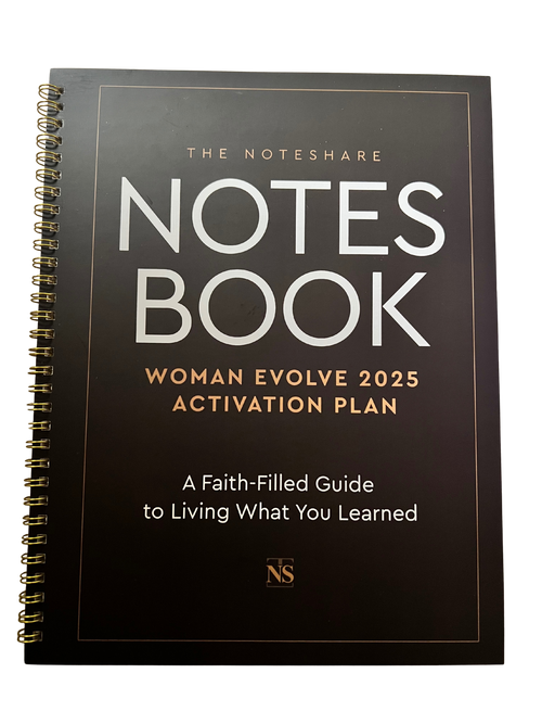 The Notes Book™: Woman Evolve 2025 Edition