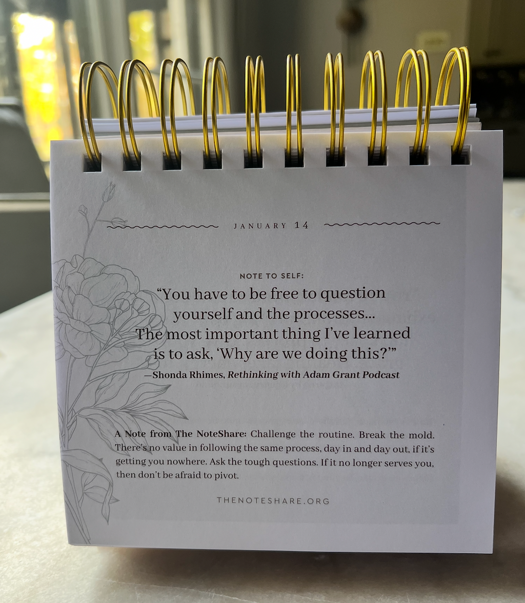 The Daily Reset™: A Perpetual Calendar of Wisdom from Women Who Inspire