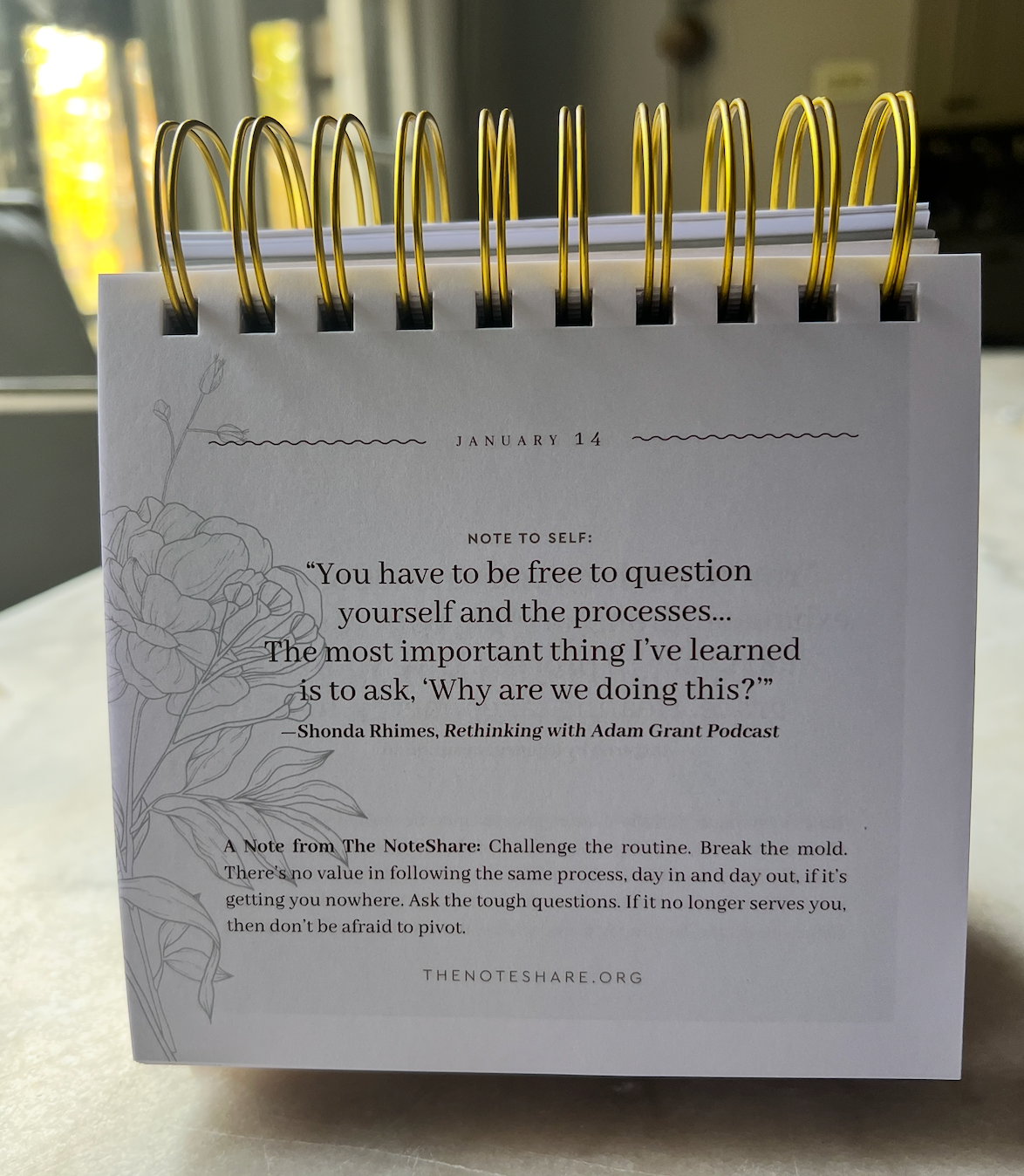 The Daily Reset™: A Perpetual Calendar of Wisdom from Women Who Inspire